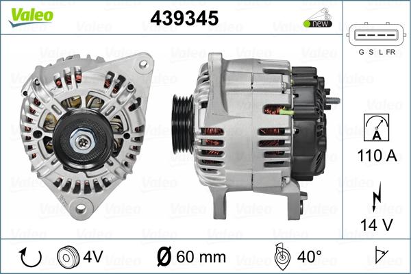 VALEO 439345 - Alternateur droxauto.com