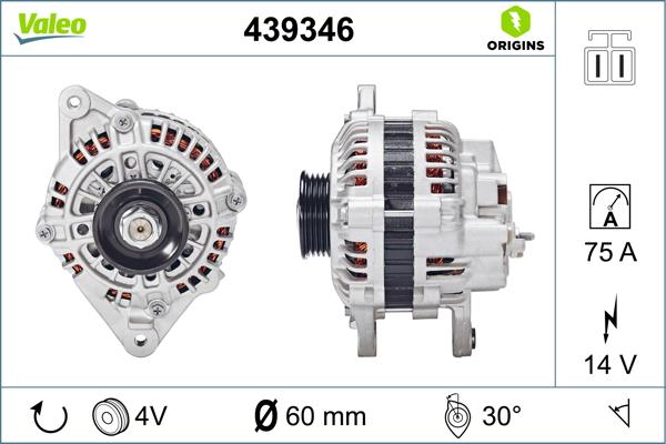 VALEO 439346 - Alternateur droxauto.com