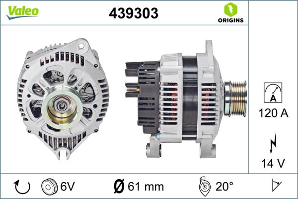 VALEO 439303 - Alternateur droxauto.com