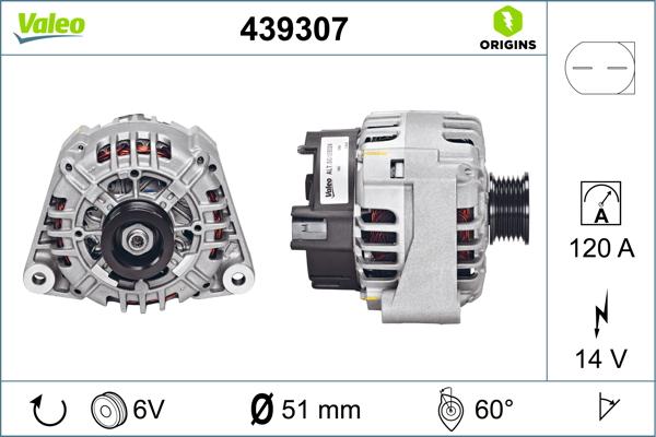 VALEO 439307 - Alternateur droxauto.com