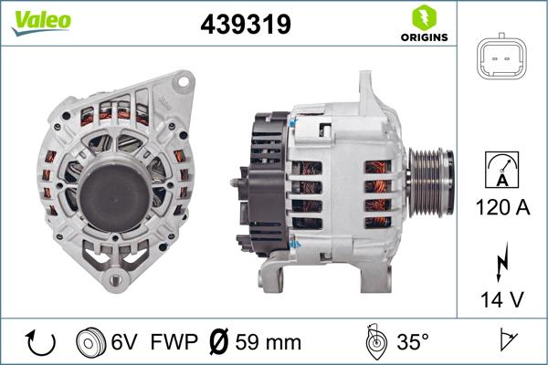 VALEO 439319 - Alternateur droxauto.com