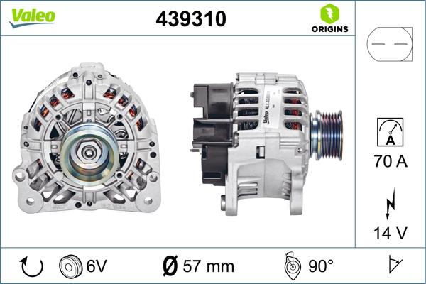 VALEO 439310 - Alternateur droxauto.com