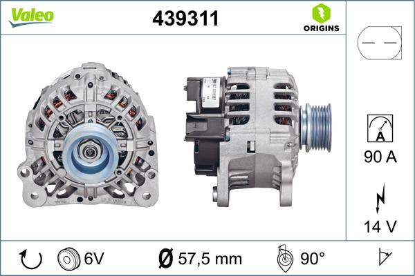 VALEO 439311 - Alternateur droxauto.com