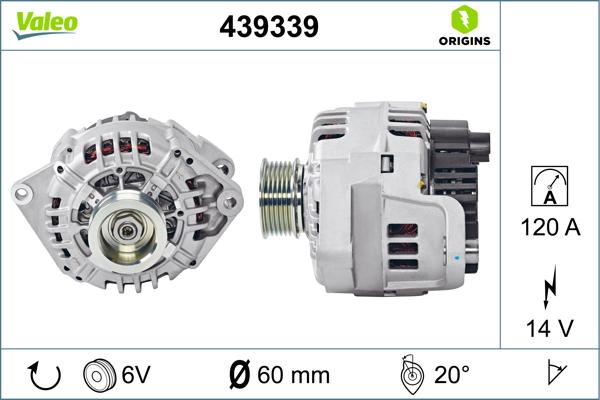 VALEO 439339 - Alternateur droxauto.com