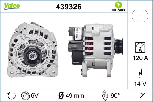 VALEO 439326 - Alternateur droxauto.com