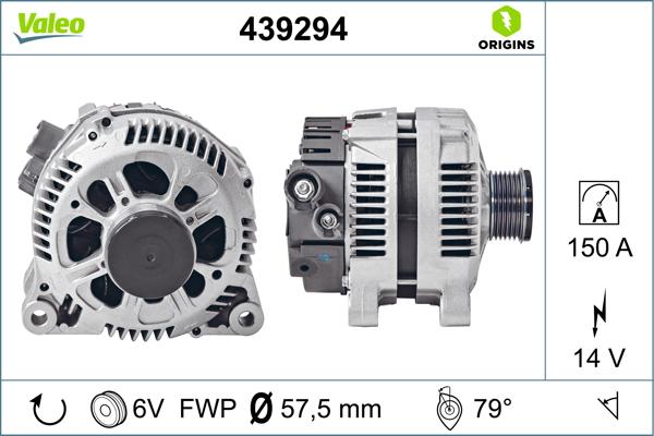 VALEO 439294 - Alternateur droxauto.com