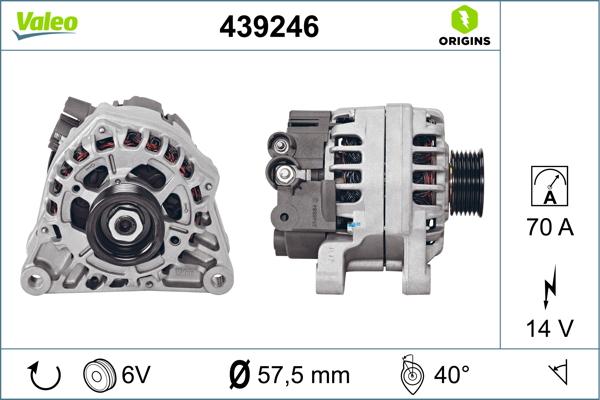 VALEO 439246 - Alternateur droxauto.com