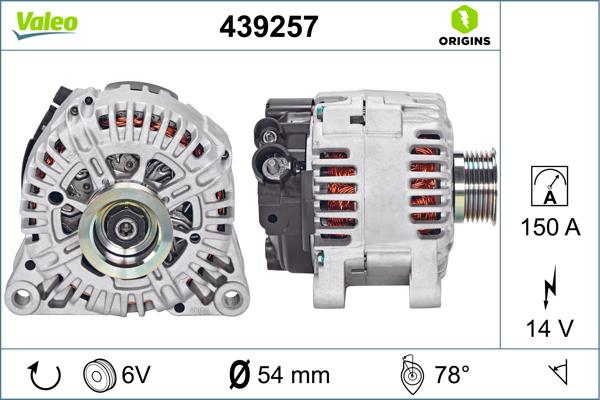 VALEO 439257 - Alternateur droxauto.com