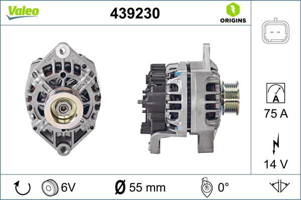 VALEO 439230 - Alternateur droxauto.com