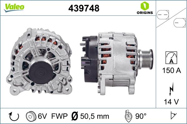 VALEO 439748 - Alternateur droxauto.com