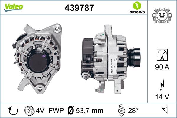 VALEO 439787 - Alternateur droxauto.com