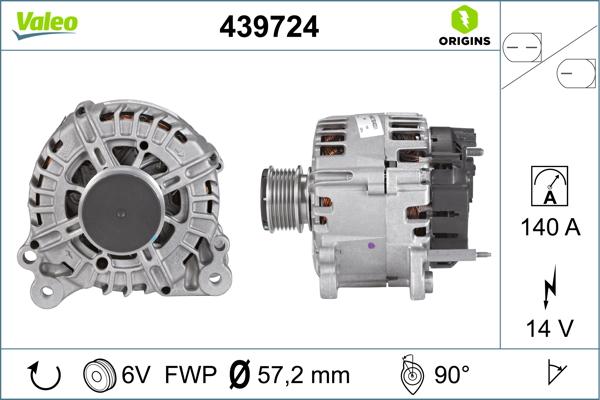 VALEO 439724 - Alternateur droxauto.com