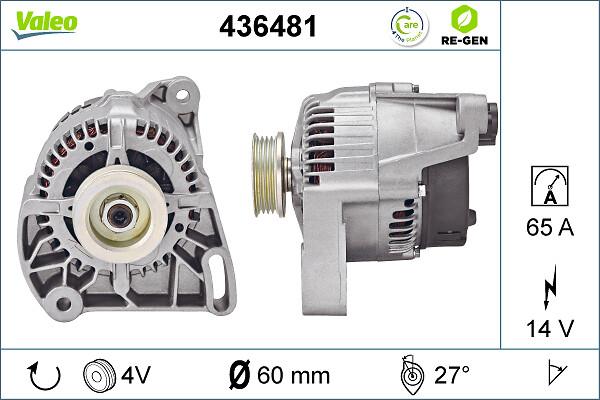 VALEO 436481 - Alternateur droxauto.com