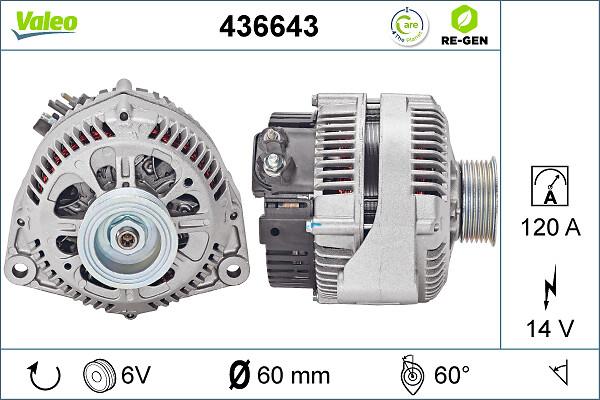 VALEO 436643 - Alternateur droxauto.com