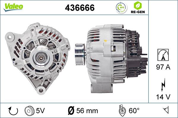 VALEO 436666 - Alternateur droxauto.com