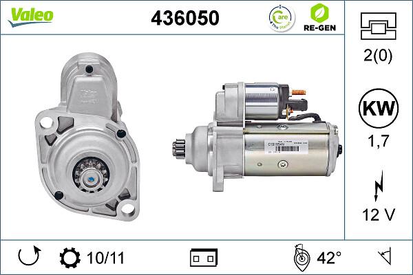 VALEO 436050 - Démarreur droxauto.com