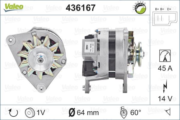 VALEO 436167 - Alternateur droxauto.com