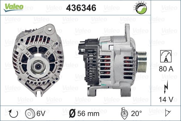 VALEO 436346 - Alternateur droxauto.com