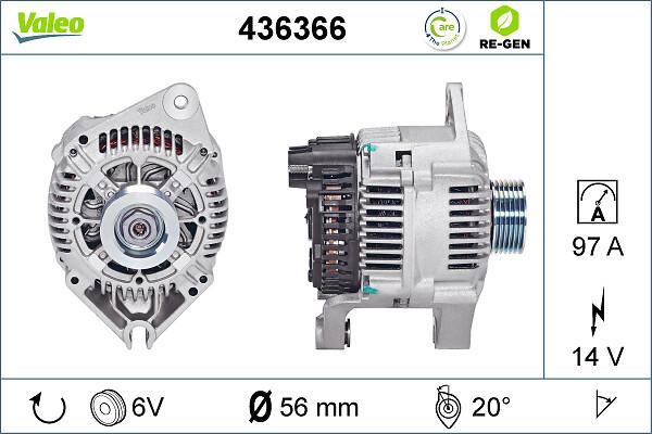VALEO 436366 - Alternateur droxauto.com