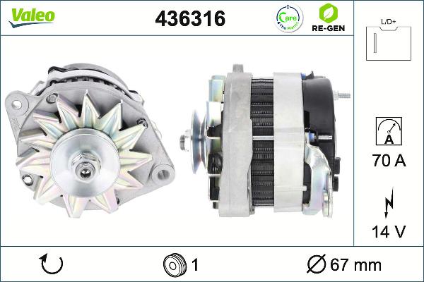 VALEO 436316 - Alternateur droxauto.com