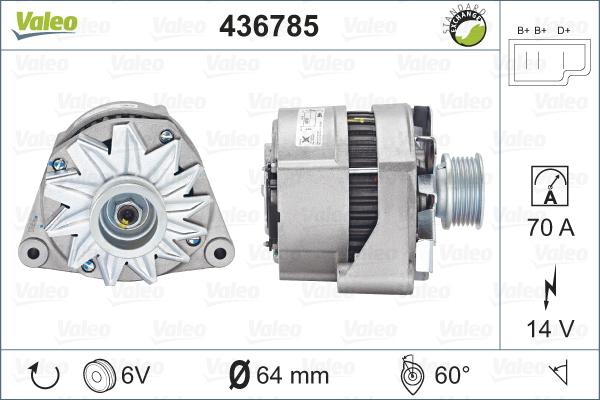 VALEO 436785 - Alternateur droxauto.com
