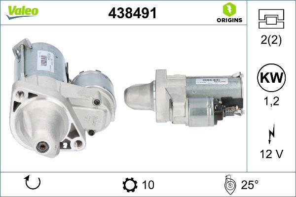 VALEO 438491 - Démarreur droxauto.com