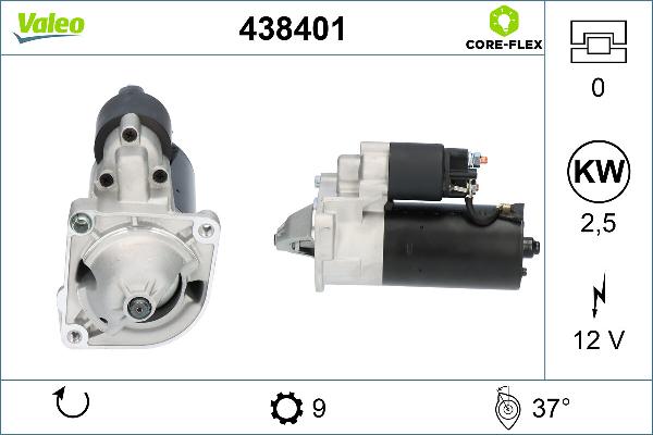 VALEO 438401 - Démarreur droxauto.com