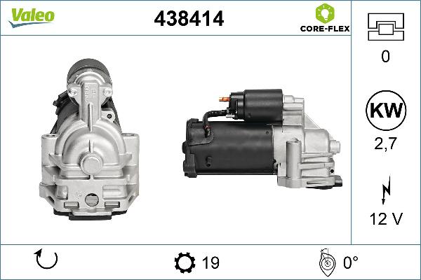 VALEO 438414 - Démarreur droxauto.com