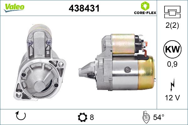 VALEO 438431 - Démarreur droxauto.com