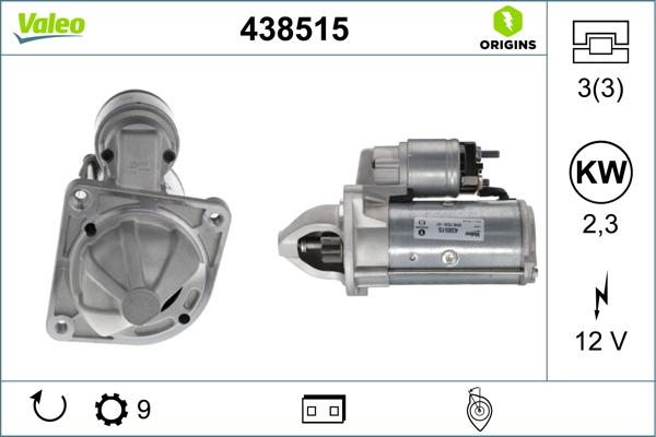 VALEO 438515 - Démarreur droxauto.com
