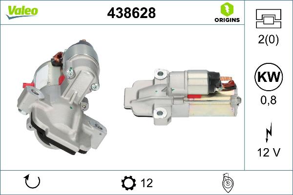 VALEO 438628 - Démarreur droxauto.com