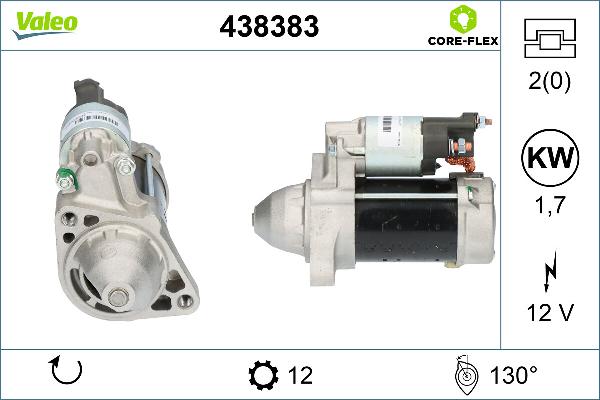 VALEO 438383 - Démarreur droxauto.com