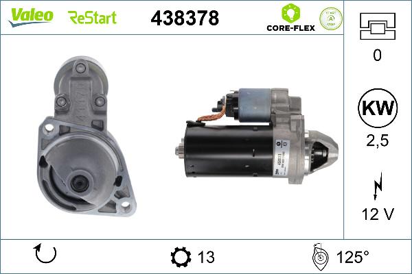 VALEO 438378 - Démarreur droxauto.com