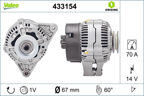 VALEO 433154 - Alternateur droxauto.com