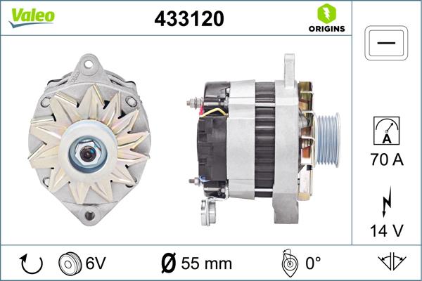 VALEO 433120 - Alternateur droxauto.com