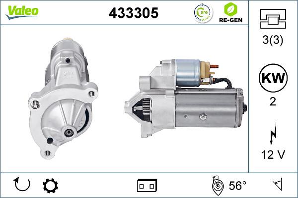 VALEO 433305 - Démarreur droxauto.com