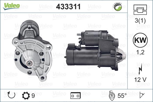 VALEO 433311 - Démarreur droxauto.com