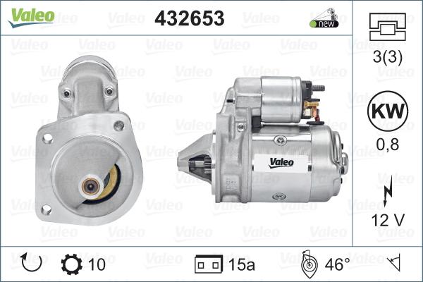 VALEO 432653 - Démarreur droxauto.com