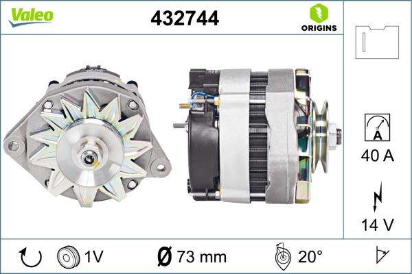 VALEO 432744 - Alternateur droxauto.com