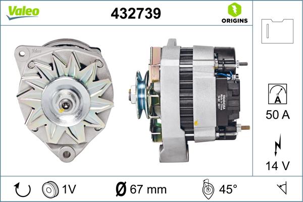 VALEO 432739 - Alternateur droxauto.com
