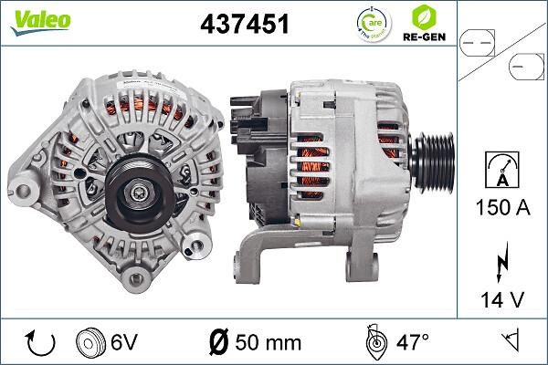 VALEO 437451 - Alternateur droxauto.com