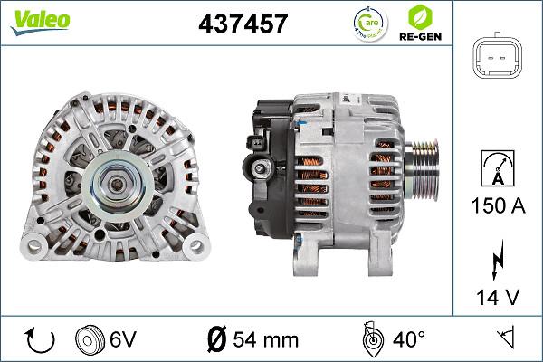 VALEO 437457 - Alternateur droxauto.com