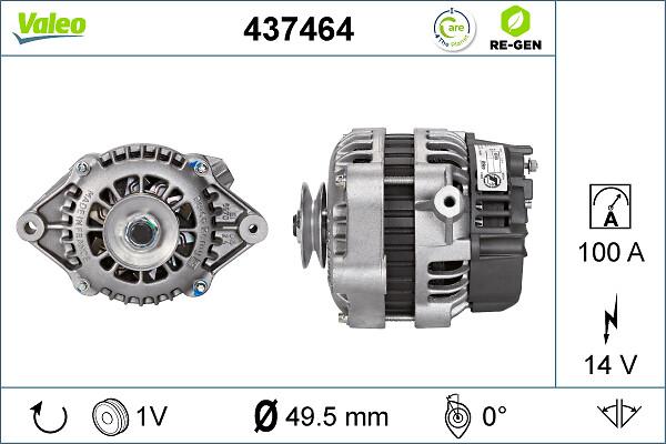 VALEO 437464 - Alternateur droxauto.com