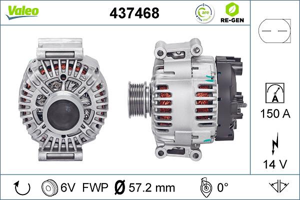 VALEO 437468 - Alternateur droxauto.com