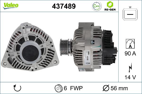 VALEO 437489 - Alternateur droxauto.com