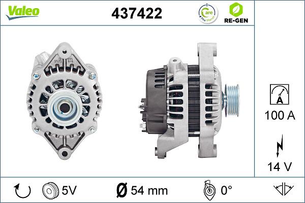 VALEO 437422 - Alternateur droxauto.com