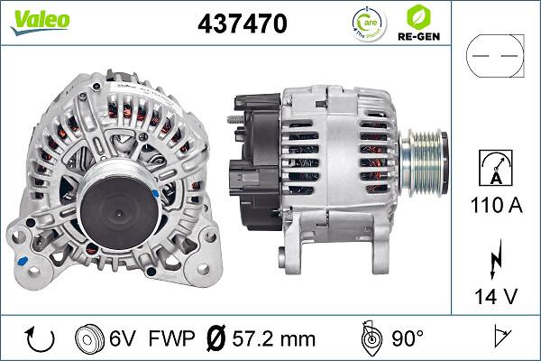 VALEO 437470 - Alternateur droxauto.com