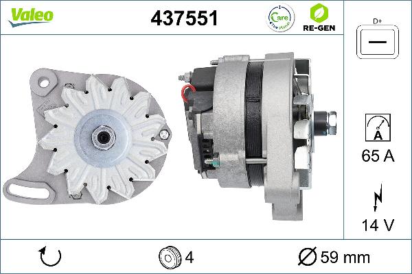 VALEO 437551 - Alternateur droxauto.com
