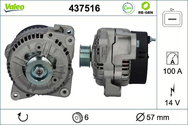 VALEO 437516 - Alternateur droxauto.com