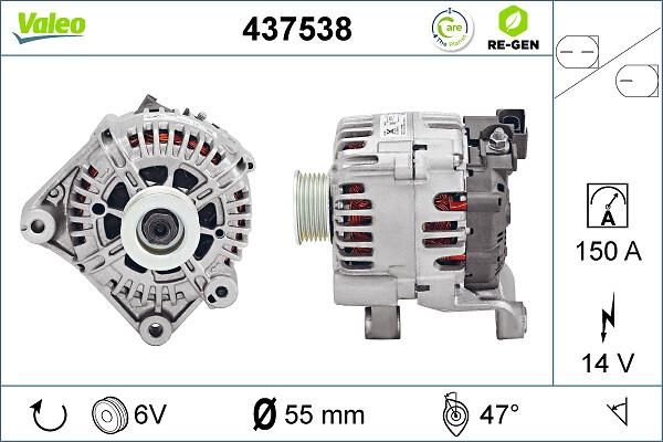 VALEO 437538 - Alternateur droxauto.com
